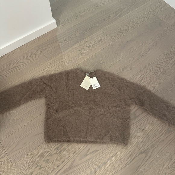 FOR ALEASHA ONLY NWT TOTEME Alpaca Sweater Truffle Melange XS/S - Picture 3 of 6